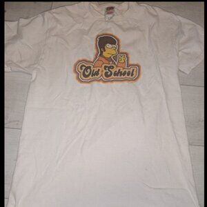Vintage Y2K Simpsons Old School Young Homer Simpson T Shirt Mens M